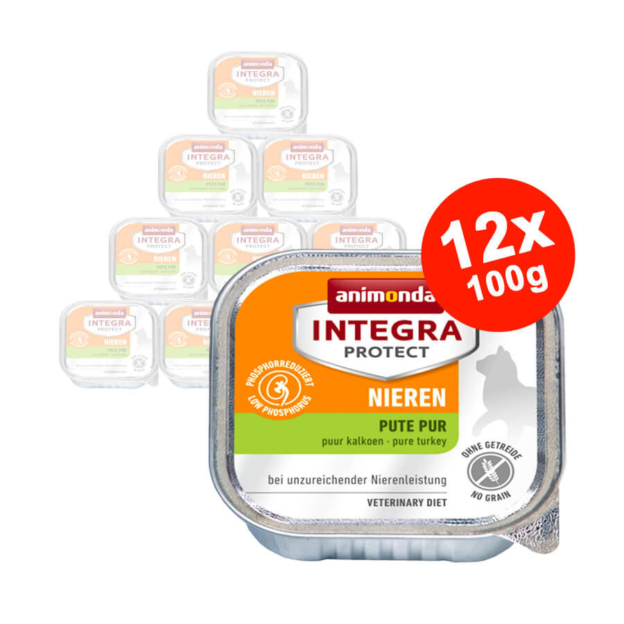 Hrana umeda pentru pisici Integra Protect Renal Curcan 12x100gr
