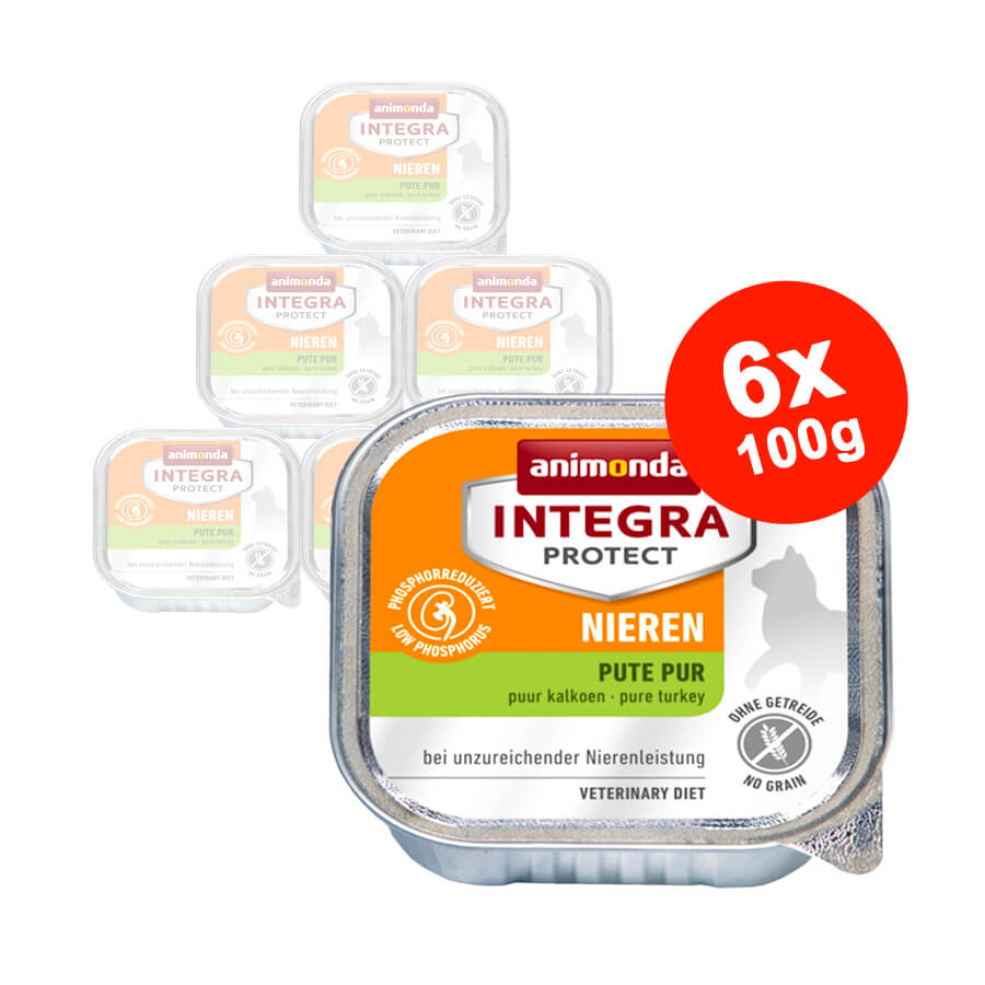 Hrana umeda pentru pisici Integra Protect Renal Curcan 6x100gr