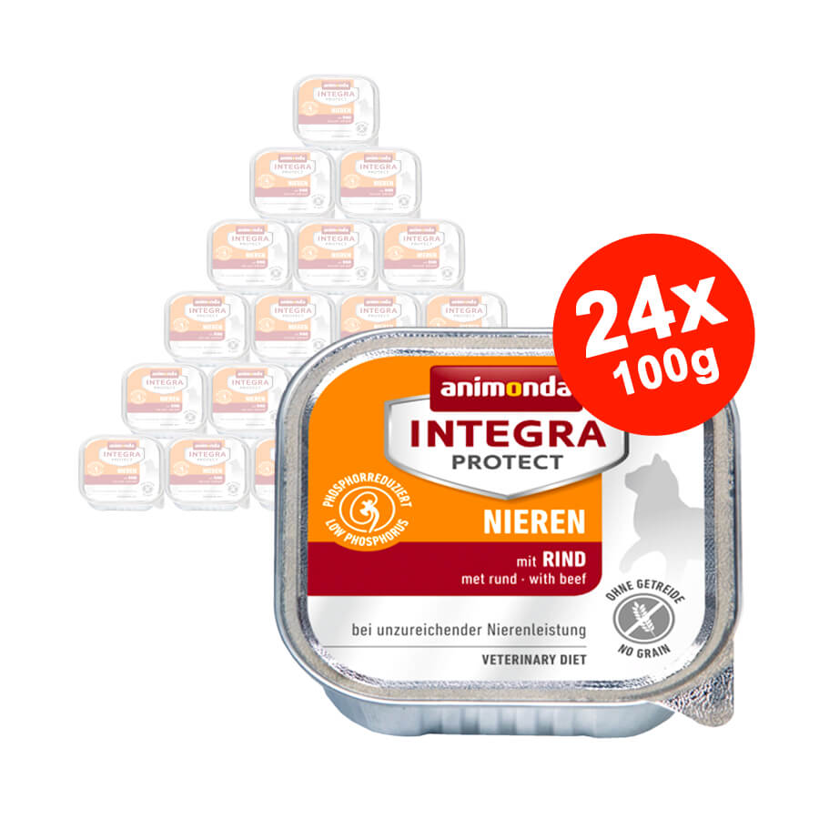 Hrana umeda pentru pisici Integra Protect Renal Vita 24x100gr