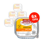 Hrana umeda pentru pisici Integra Protect Sensitive Curcan + Orez 6x100gr