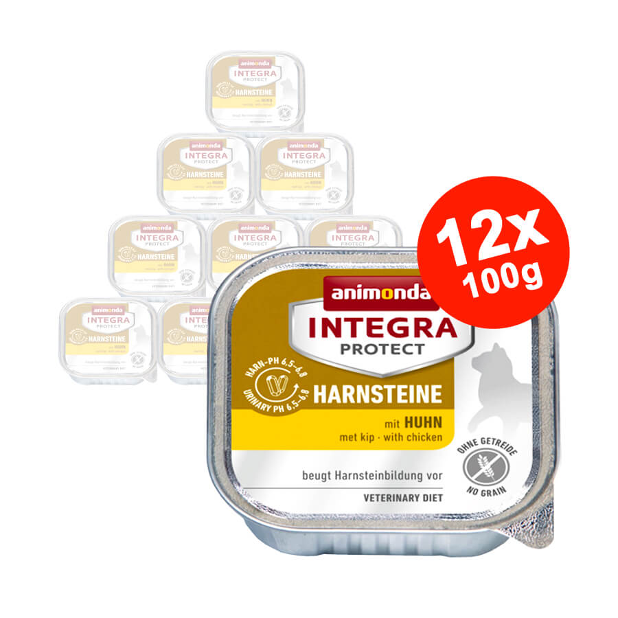 Hrana umeda pentru pisici Integra Protect Urinary Pui 12x100gr