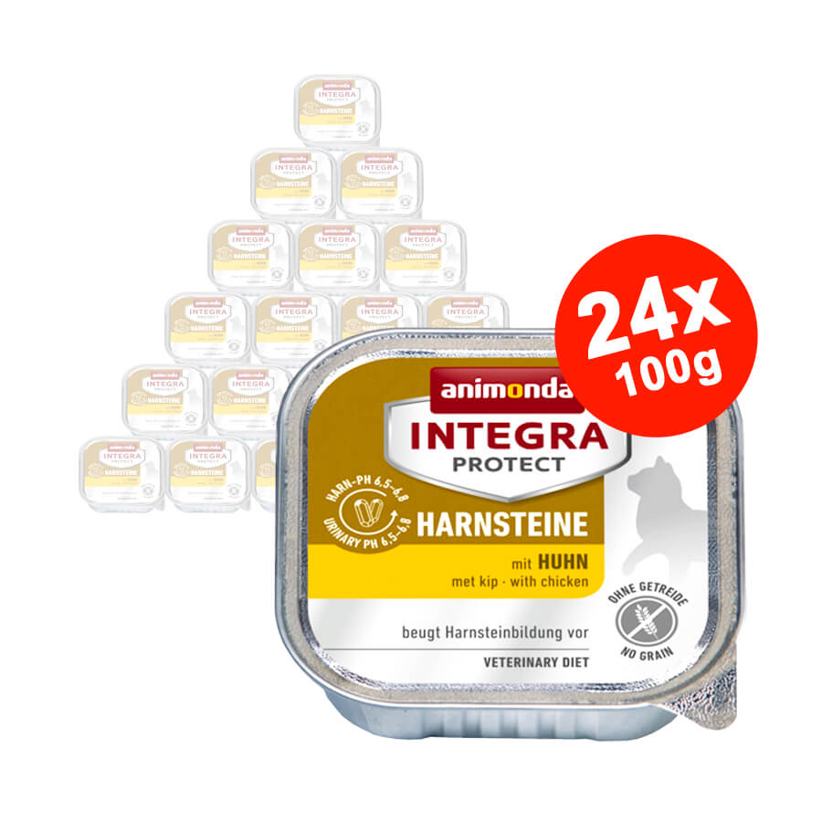 Hrana umeda pentru pisici Integra Protect Urinary Pui 24x100gr