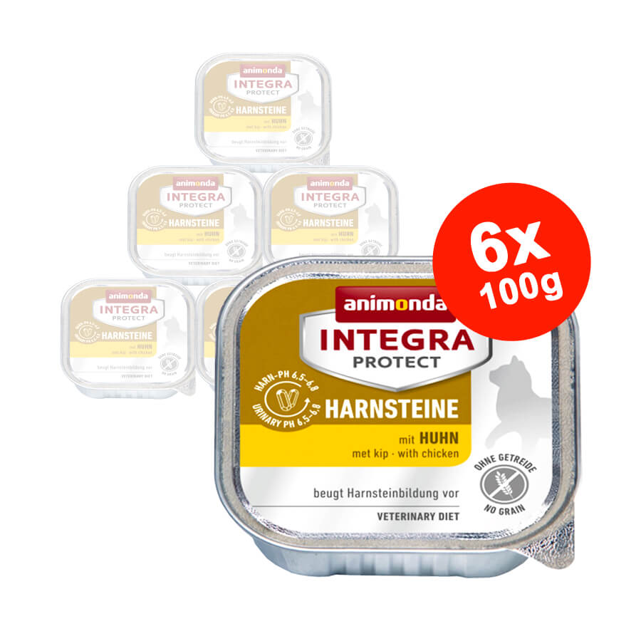 Hrana umeda pentru pisici Integra Protect Urinary Pui 6x100gr