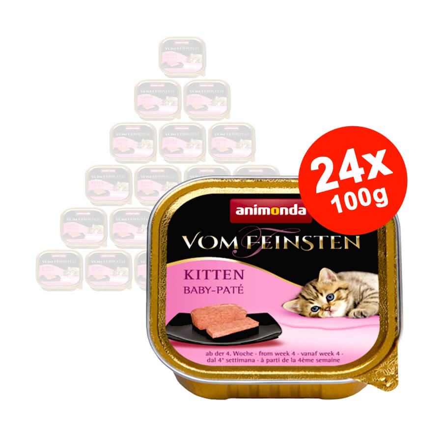 Hrana umeda pentru pisici Vom Feinsten Baby Pate 24x100gr