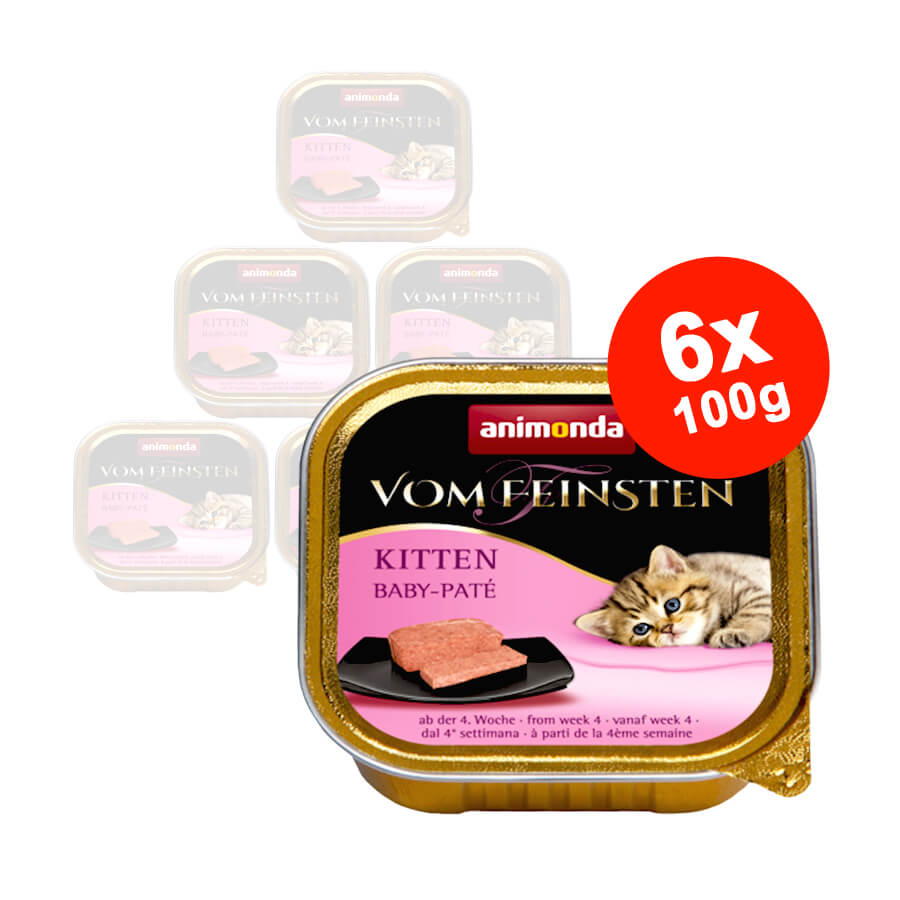 Hrana umeda pentru pisici Vom Feinsten Baby Pate 6x100g