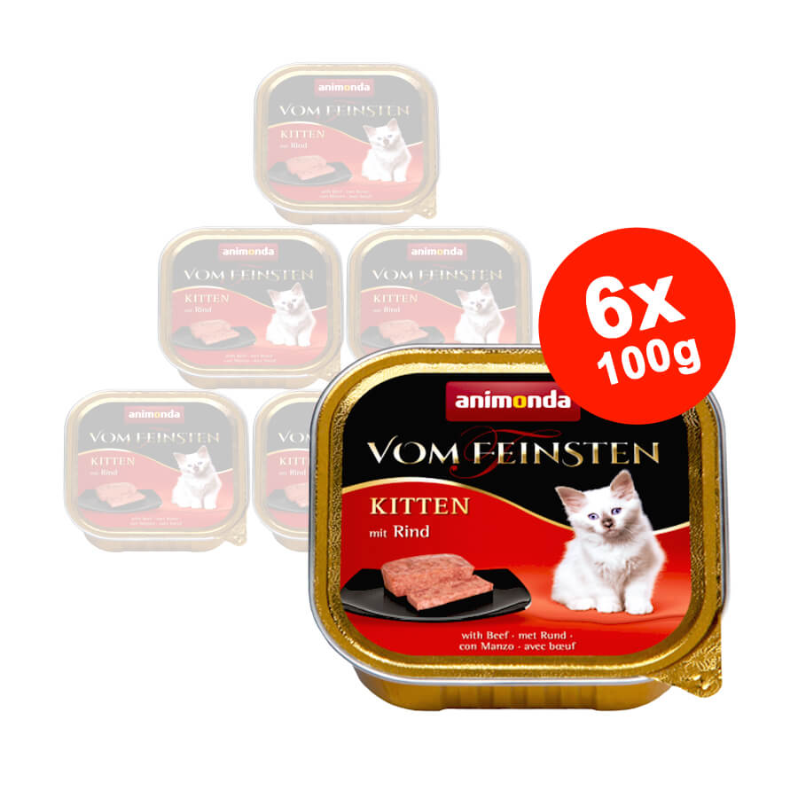 Mancare umeda pentru pisici Vom Feinsten Junior Vita 6x100gr