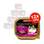 Hrana umeda pentru pisici Vom Feinsten Senior Miel 12x100gr