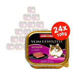 Hrana umeda pentru pisici Vom Feinsten Senior Miel 24x100gr