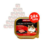 Hrana umeda pentru pisici Vom Feinsten Senior Vita 24x100gr