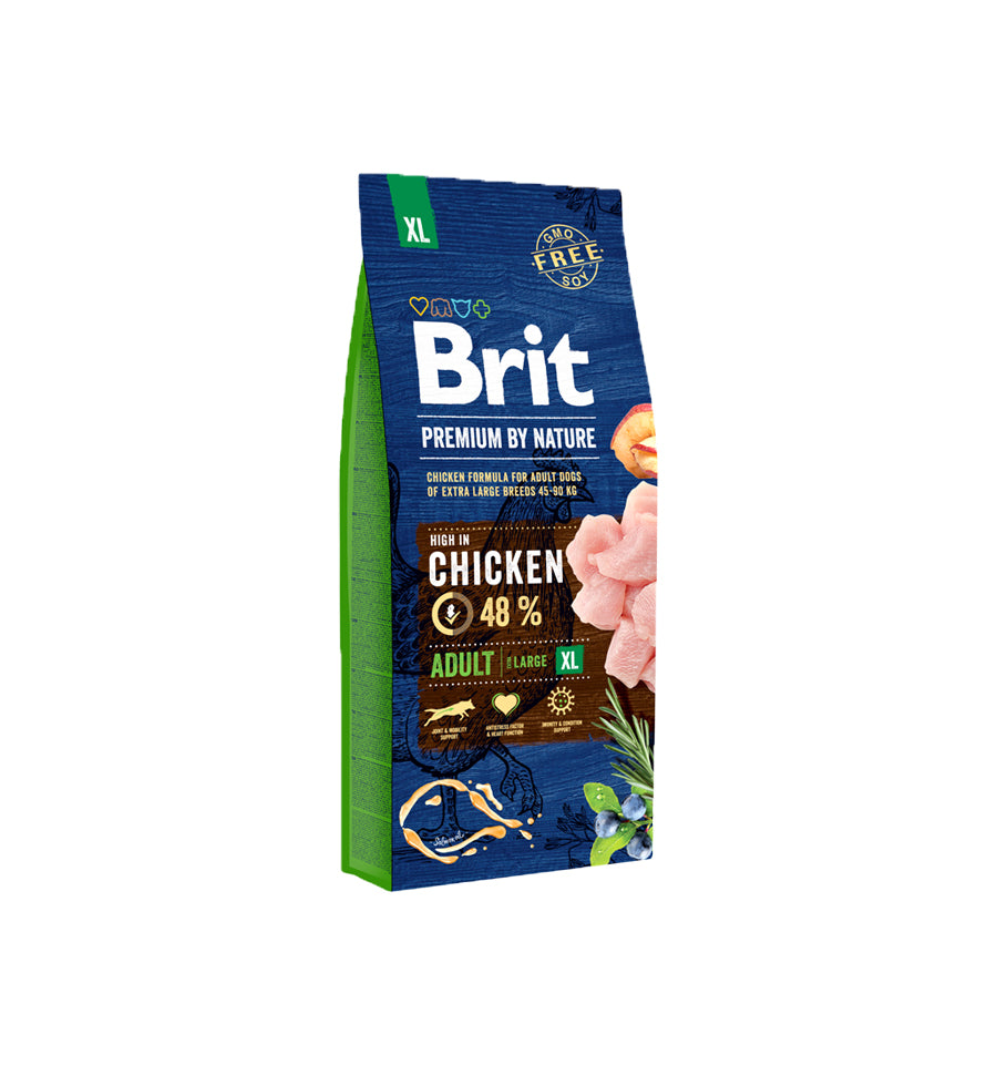 Mancare uscata pentru caini, Brit Premium By Nature, Adult XL, 15 Kg