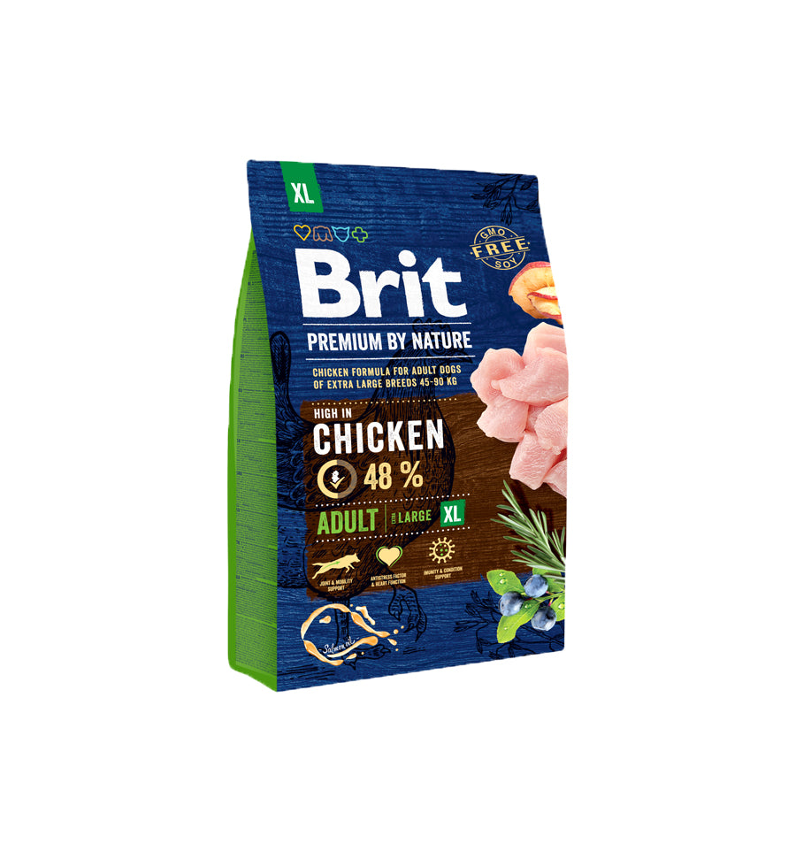 Mancare uscata pentru caini, Brit Premium By Nature, Adult XL, 3 Kg