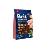 Mancare uscata pentru caini, Brit Premium By Nature, Junior L, 3 Kg