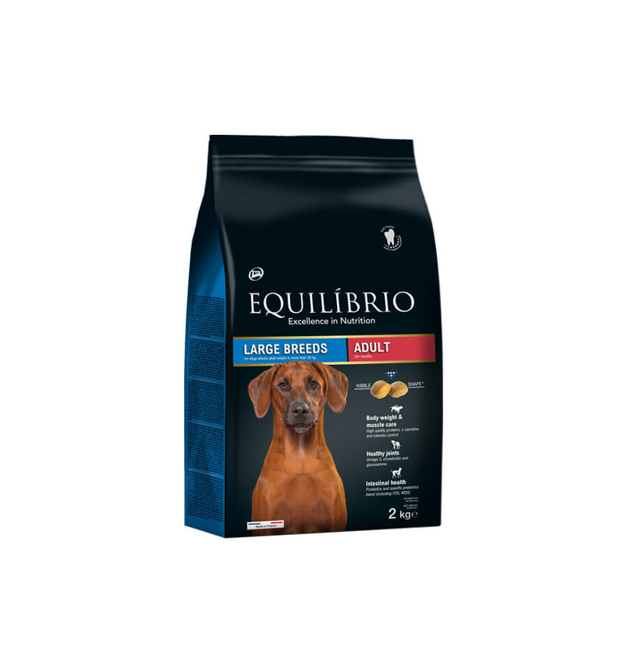 Hrana uscata pentru caini Equilibrio Adult Dog Talie Mare/ Gigant 2 kg