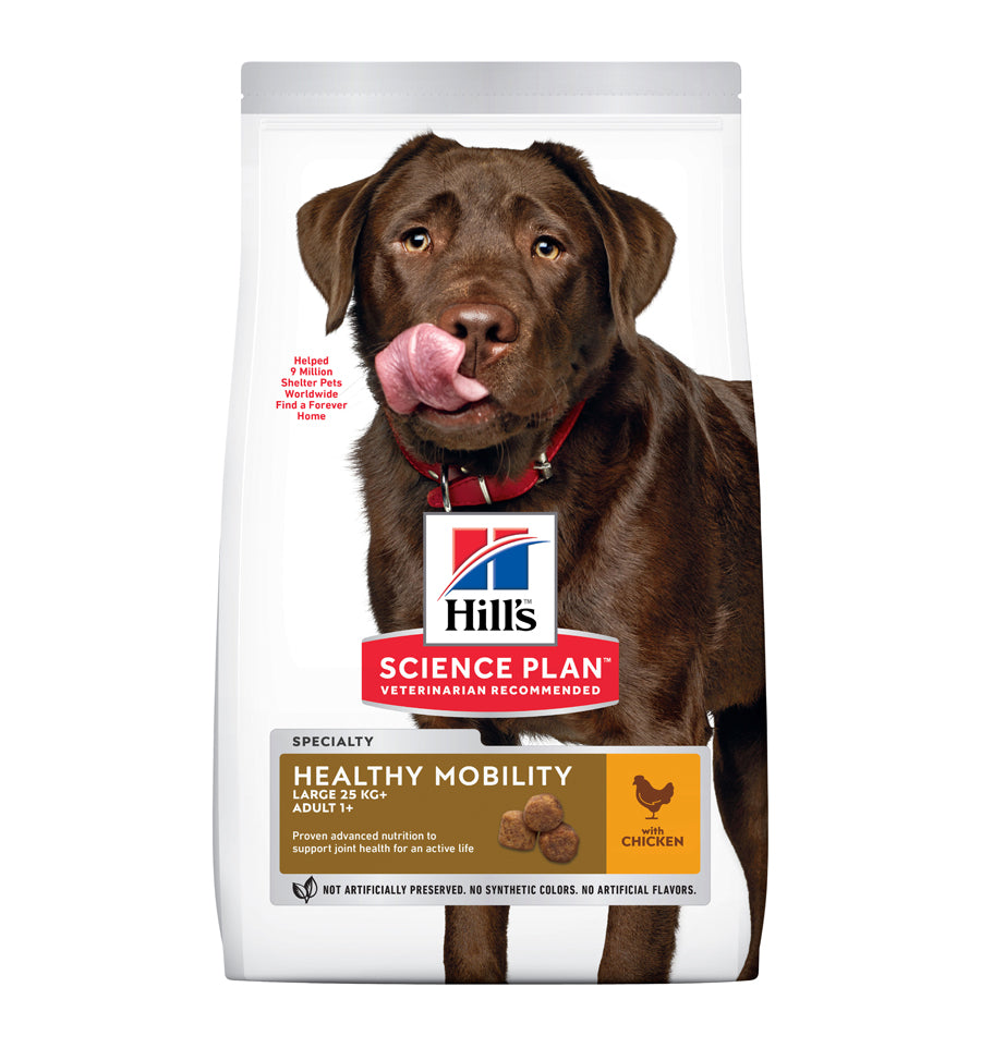 Hrana uscata pentru caini Hill's SP Adult Healthy Mobility, Talie Mare, Pui, 14 kg