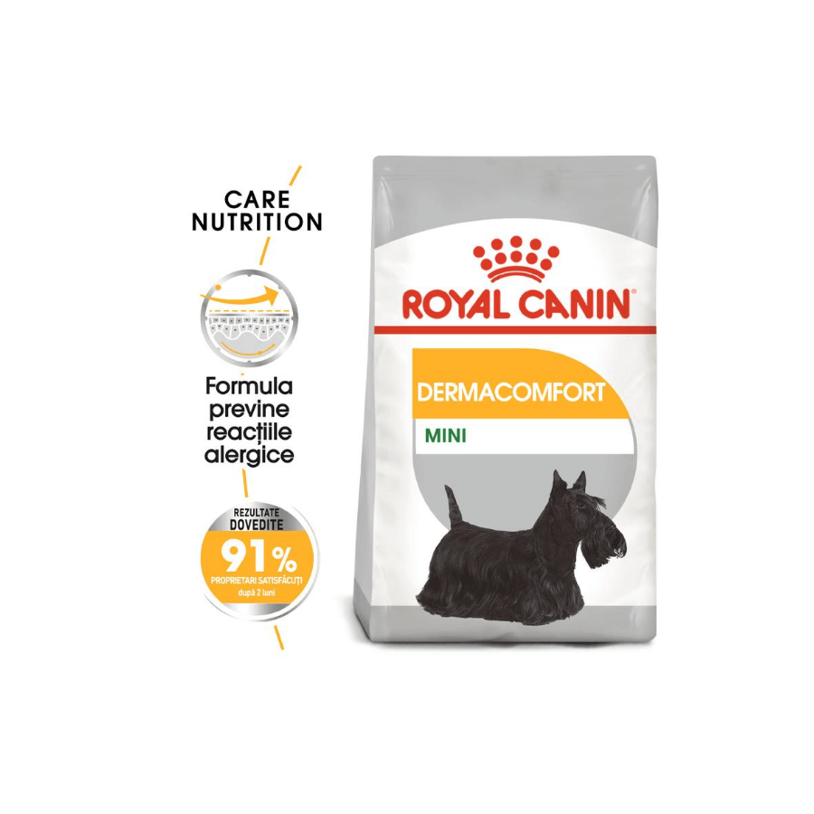 Hrana uscata pentru caini Royal Canin CCN Mini Dermacomfort, 8 kg