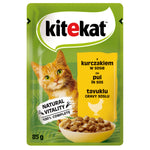Kitekat hrana umeda pentru pisici adulte bucatele de pui in sos