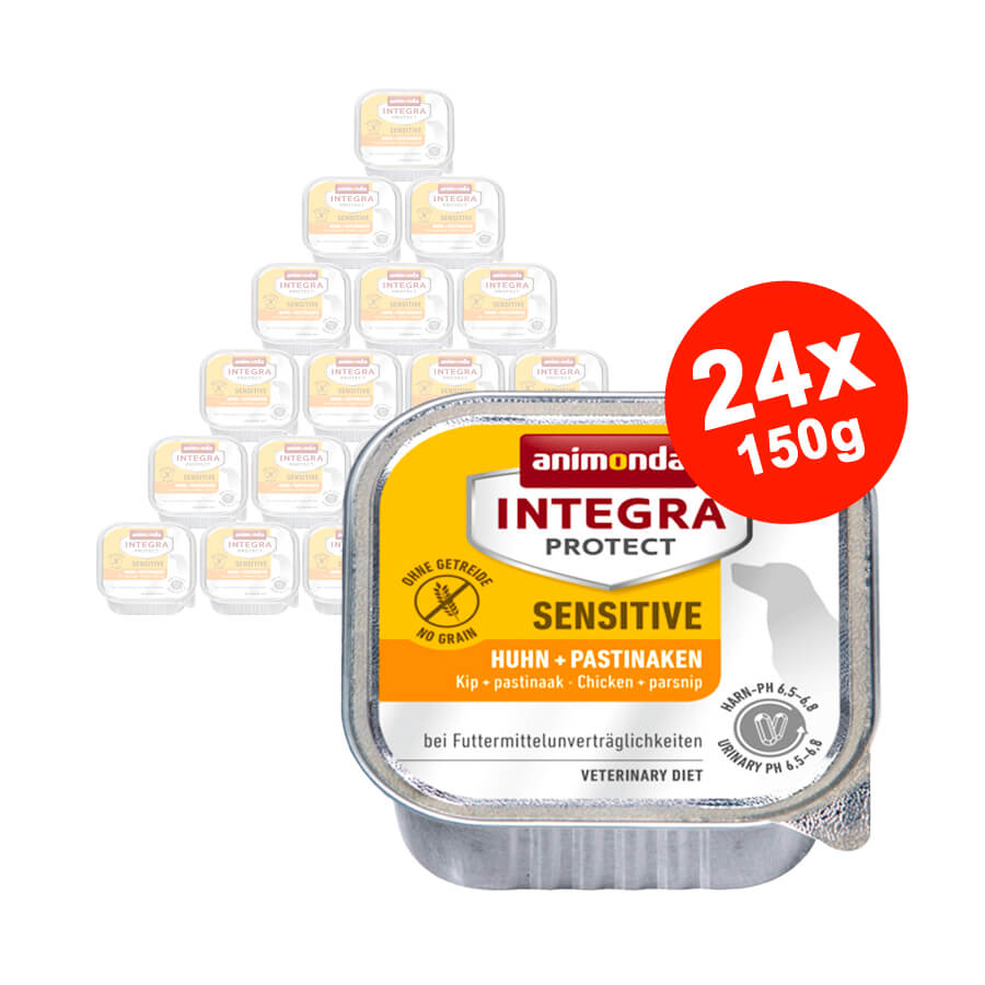 Mancare umeda pentru caini Integra Protect Sensitive Pui