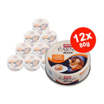 Mancare umeda pentru pisici Animonda Carny Ocean Ton Alb + Creveti 12x80gr