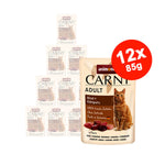 Mancare umeda pentru pisici Carny Adult, Vita + Cangur, 12x85g