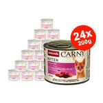 Mancare umeda pentru pisici Carny Kitten Baby Pate 24x200gr