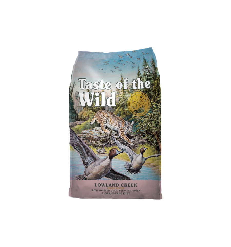 Mancare uscata pentru pisici, Taste of the Wild Lowland Creek Feline - 2 Kg