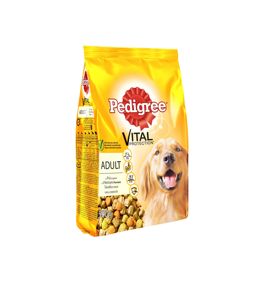 Hrana uscata pentru caini Pedigree Vital Protection Adult cu pui si legume