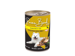 Mancare umeda pentru caini Power Bowl by Dr. G. - Bucati Carne cu Curcan 800 gr