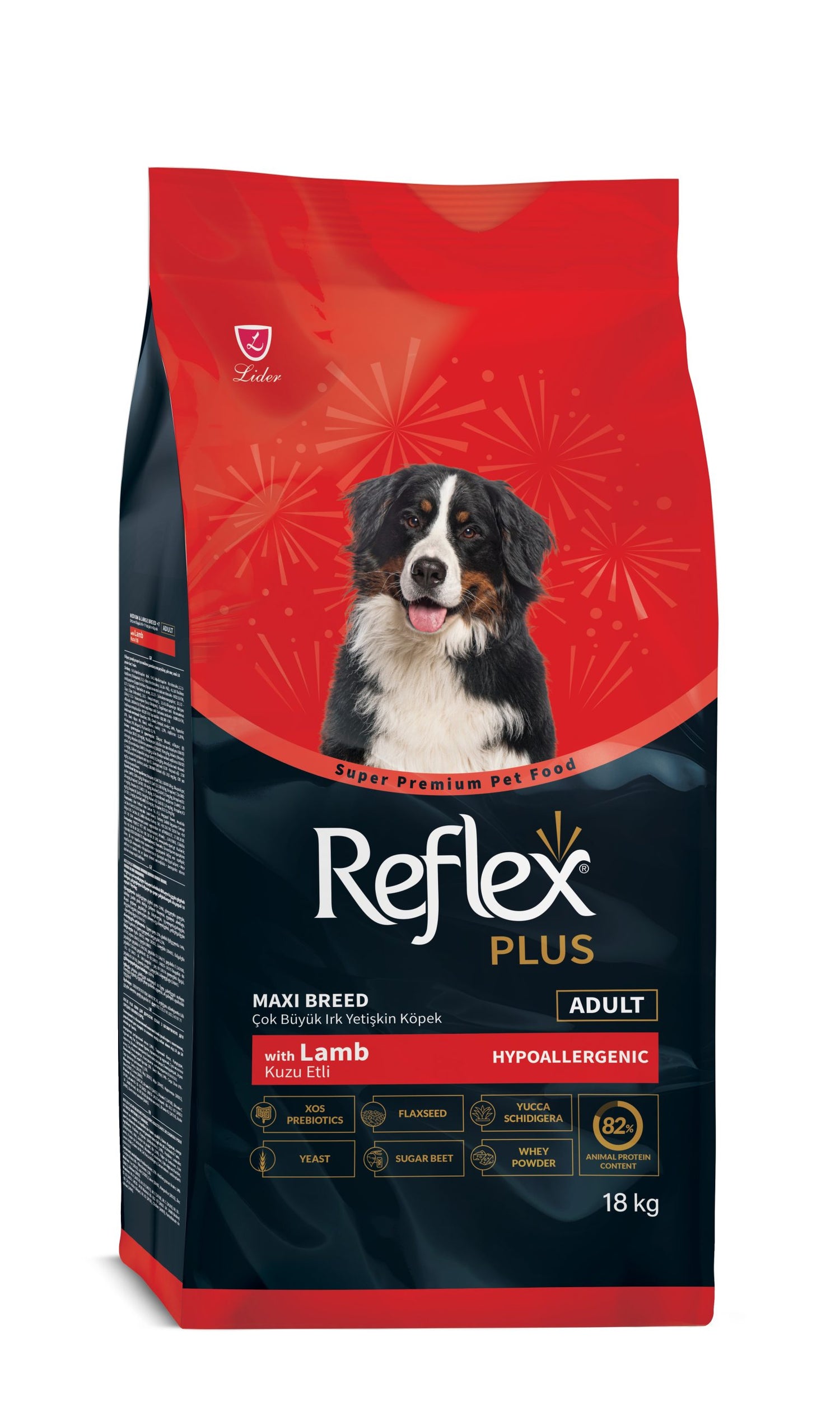 Hrana uscata pentru caini Reflex Maxi Adult Dog Lamb And Rice 18 Kg