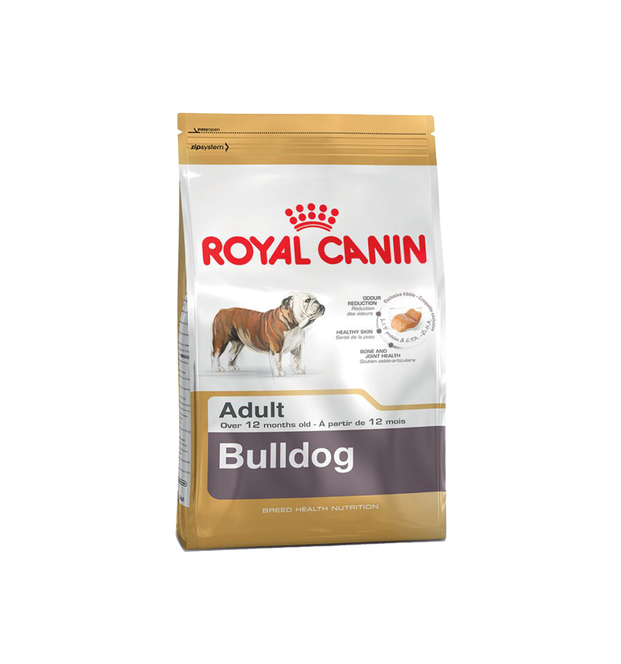 Mancare uscata pentru caini Royal Canin Breed Bulldog Adult