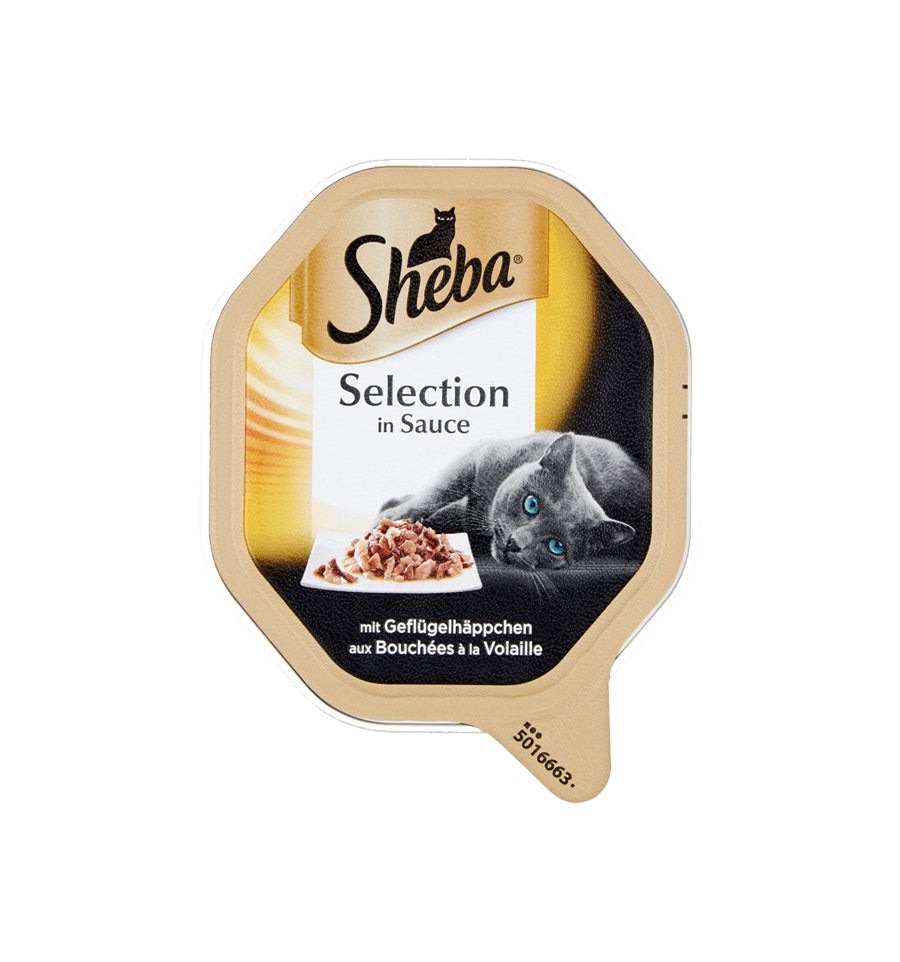 Sheba Selection hrana umeda pentru pisici adulte, cu carne de pasare in sos 85 g