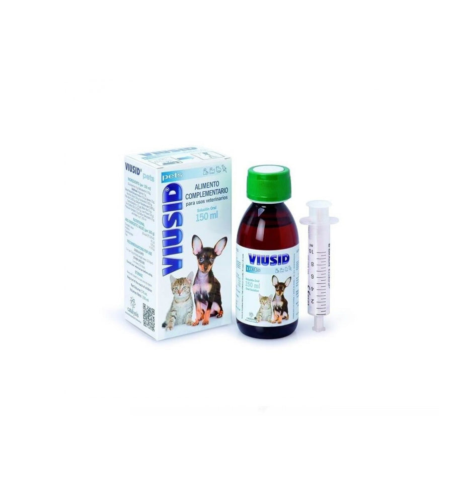 Supliment Imunostimulator Pentru Caini Si Pisici Viusid Pets, 150 ml