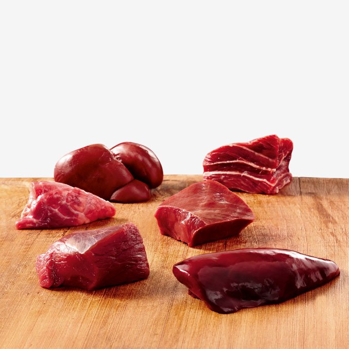 Hrana umeda pentru caini GranCarno Adult, Vita + Vanat, 6x400 gr