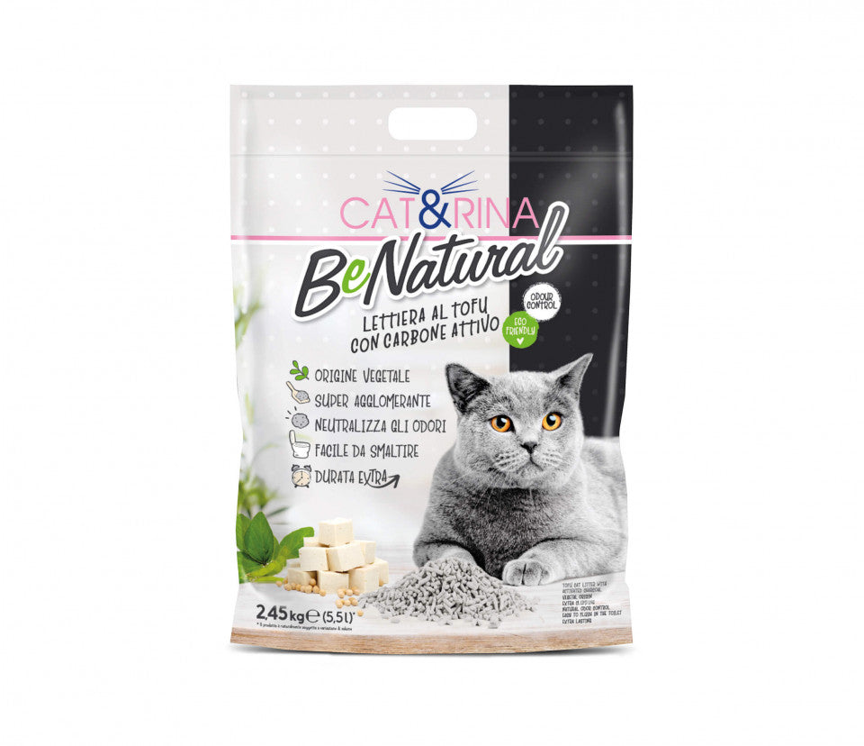 Asternut Igienic Vegetal - Tofu cu Carbune Activ - 5.5L