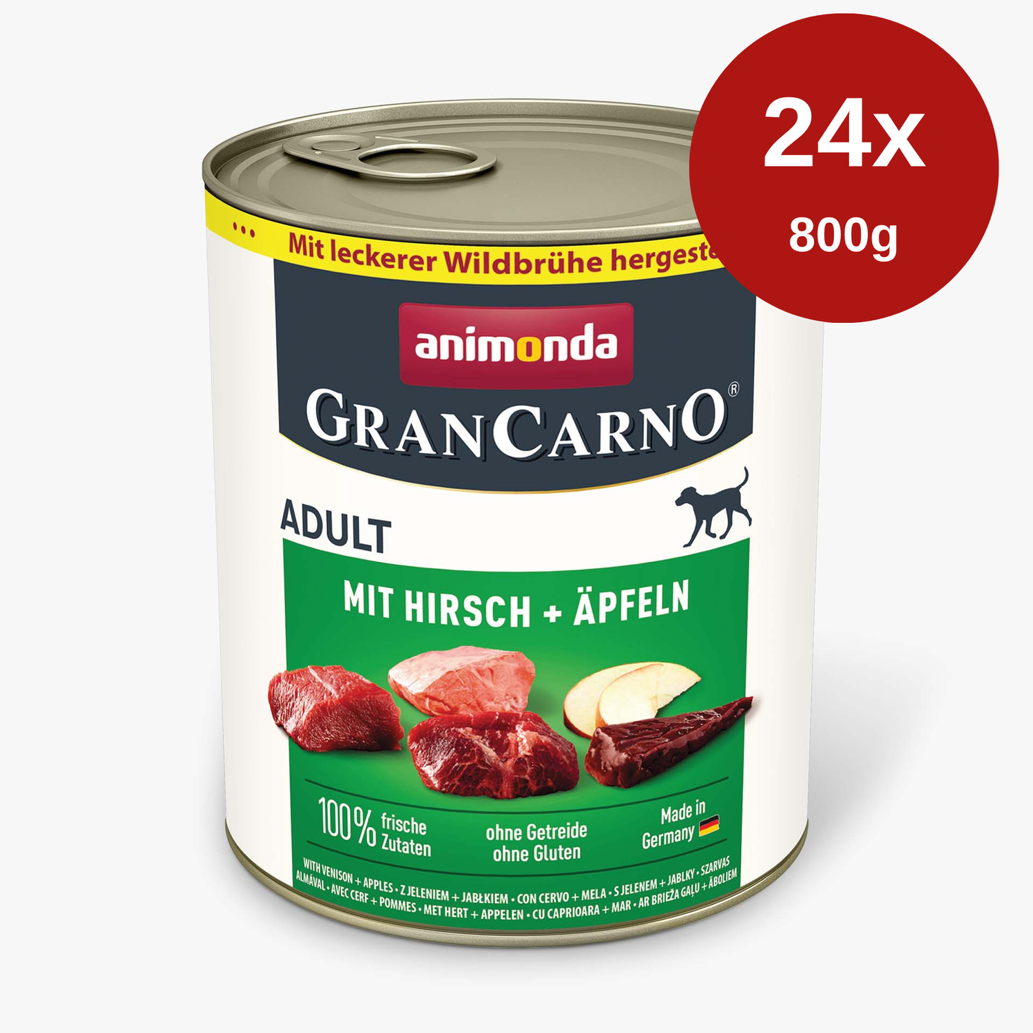 Hrana umeda pentru caini GranCarno Adult CAPRIOARA - MAR 24 x