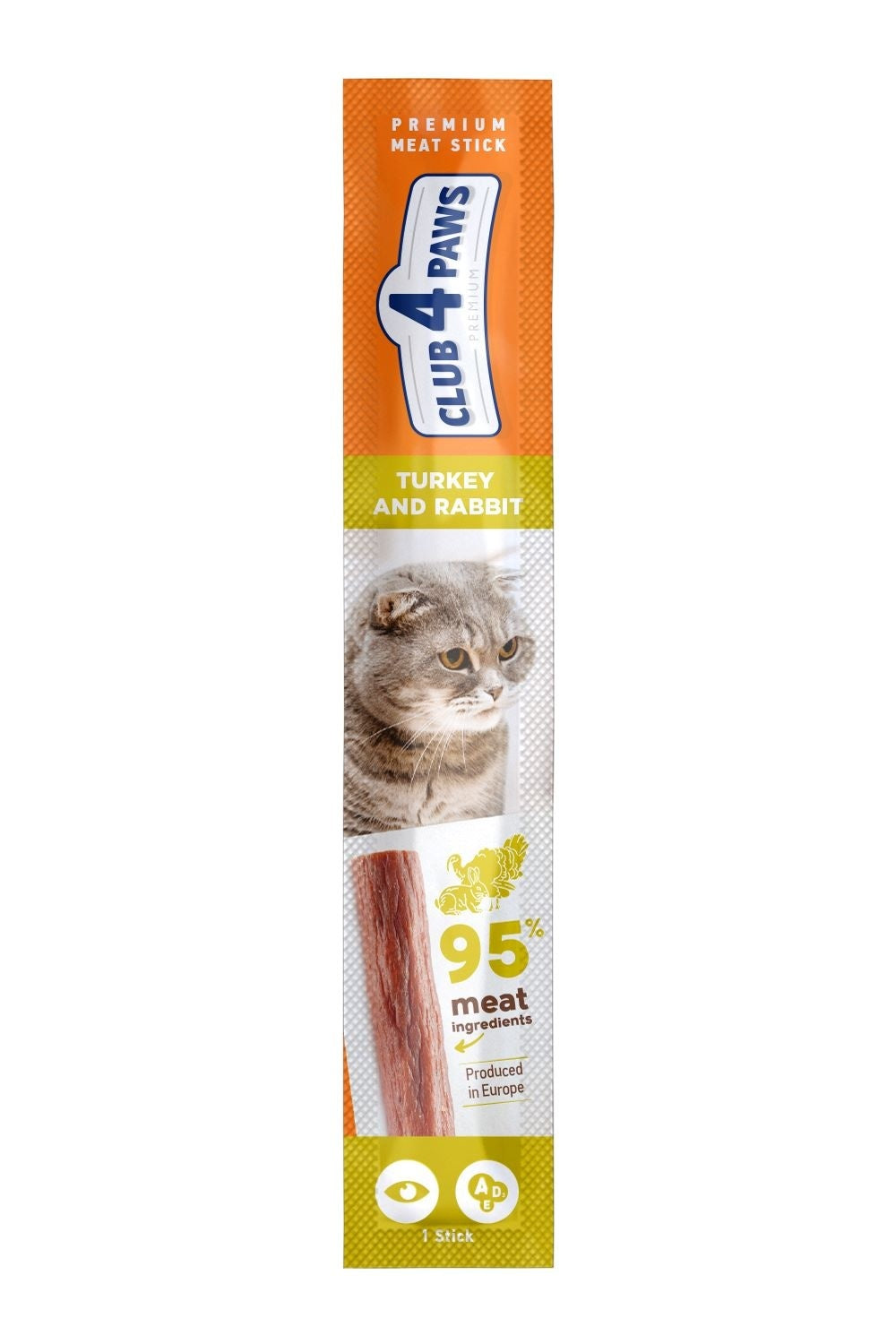 Club 4 Paws Cat Sticks - Curcan si Iepure - 12g