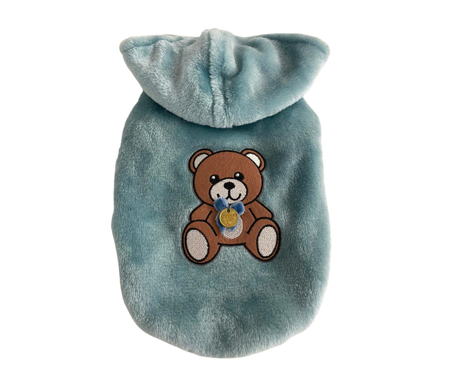 Plush Hoodie - S - Blue
