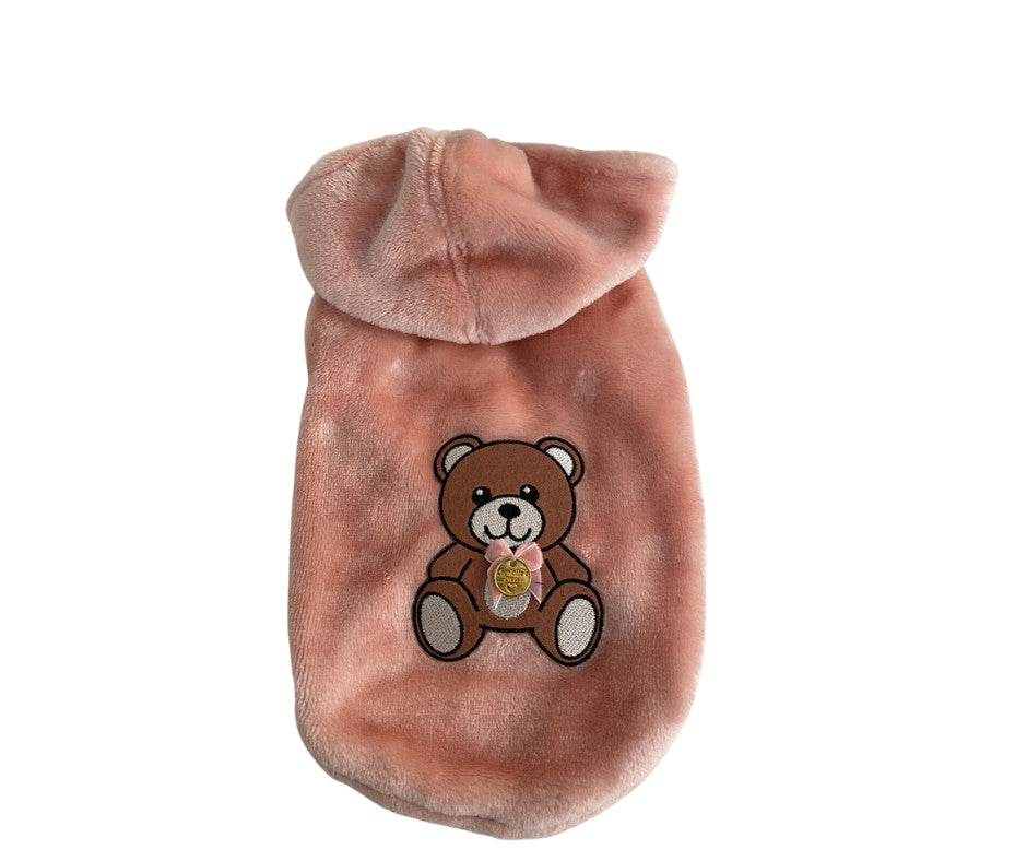 Plush Hoodie - S - Pink
