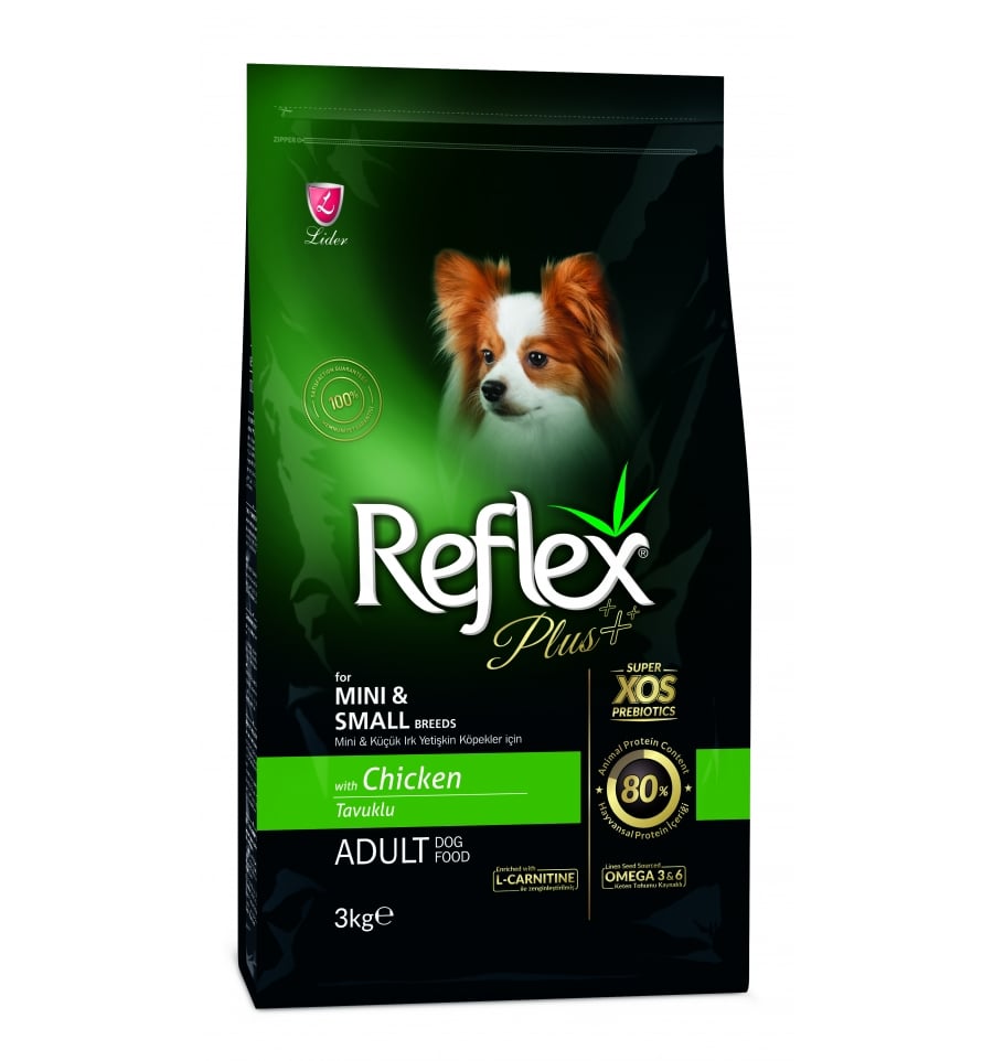 Hrana uscata pentru caini Reflex Adult Dog Talie Mica Pui 3kg