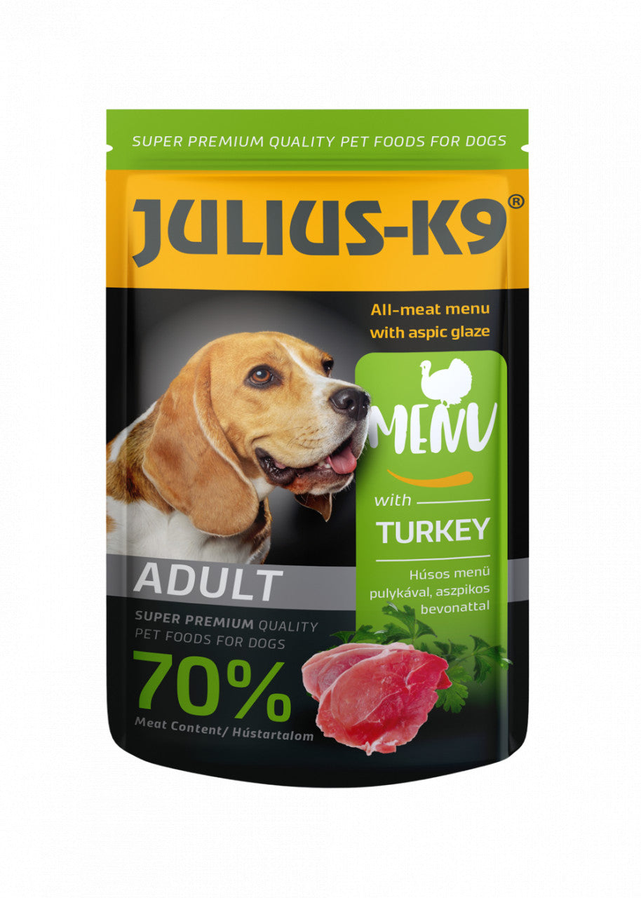 Julius K9 Dog - Super-premium wet food - Turkey - 24 x 125g