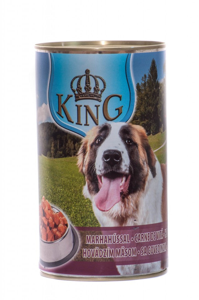 King Dog - conserva cu carne de vita