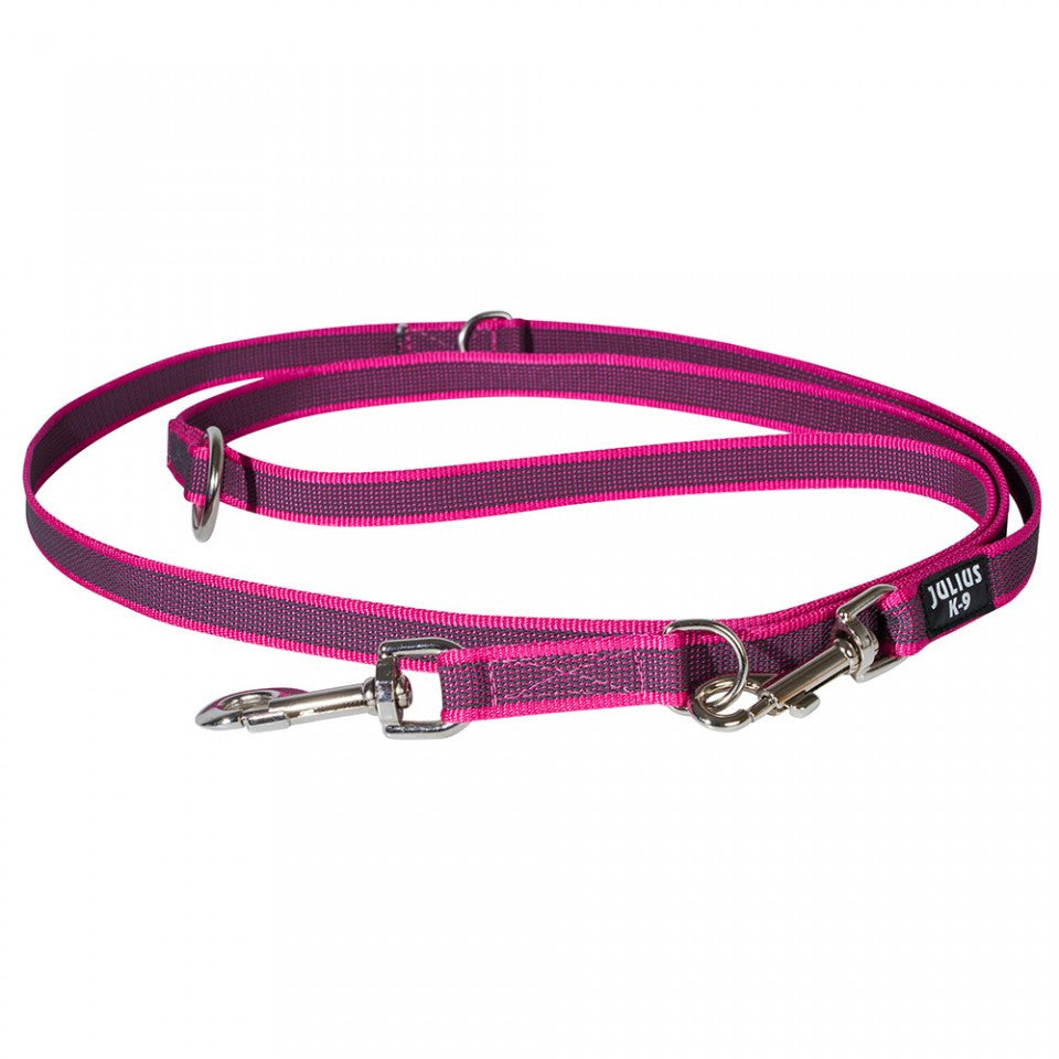 Lesa Antiderapanta, cu maner, dublu ajustabila - 2 carabine - 20mmx2.2m - Roz