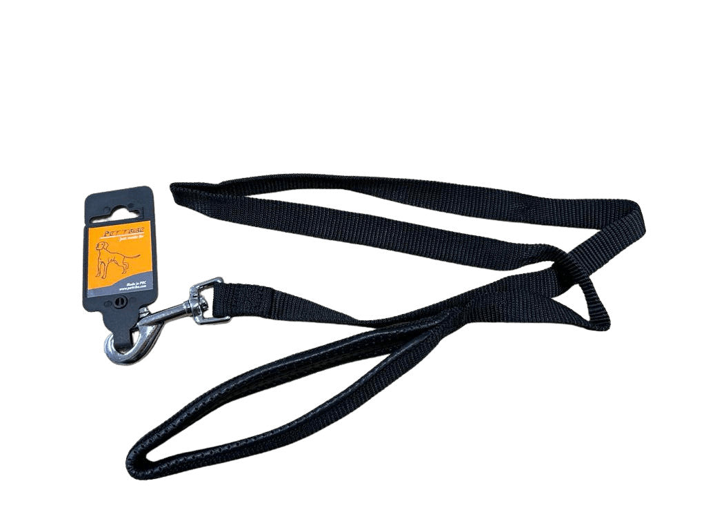 Lesa nylon cu maner captusit - 1.5cm - Negru