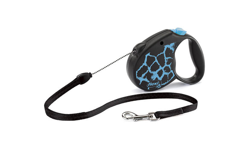 Lesa retractabila, cu fir - Flexi Safari - S - Giraffe