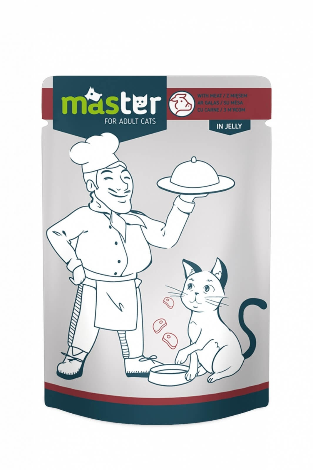 Master Cat - Professional Wet Food - Meat - 24 x 80g