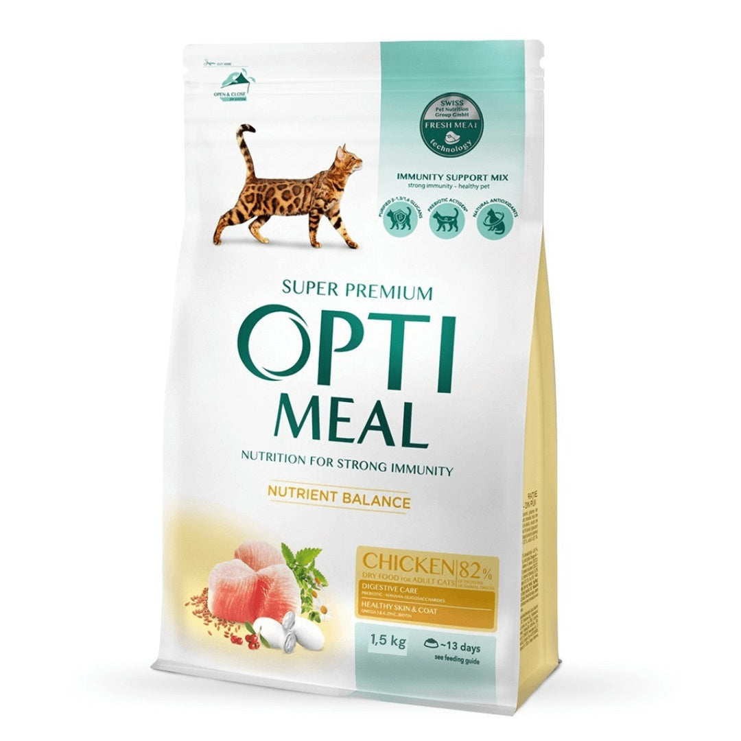 Optimeal Cat - Hrana uscata super-premium - Pui