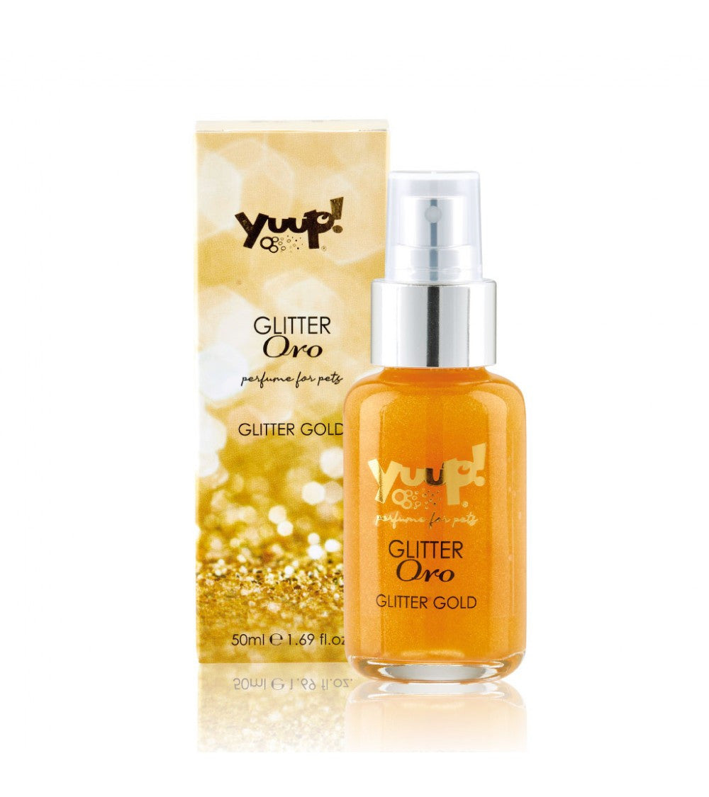 Parfum cu sclipici Yuup Fashion Glitter Gold