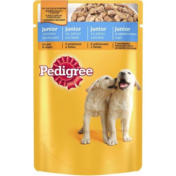 Pedigree Plic Junior Pui pentru caini, 24 x 100 gr
