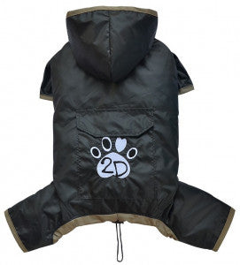 Rain cape - Black - XXL