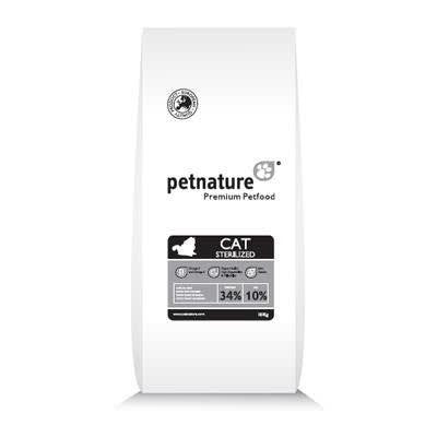 Petnature Cat Sterilized - Hrana premium pentru pisici