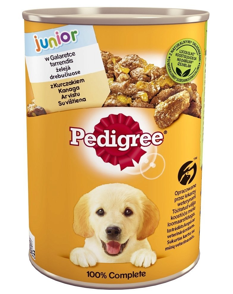 PEDIGREE, CONSERVA JUNIOR PASARE, 400G